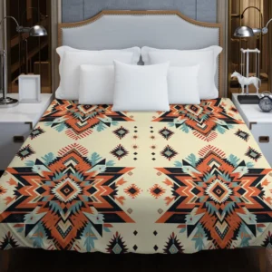 Ethnic Abstract Tribal Design Duvet Cover