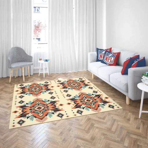 Ethnic Abstract Tribal Design Rug 2