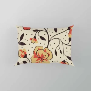 Ethnic Art Blossom Floral Pattern Pillow Case