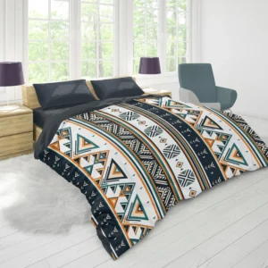 Ethnic Batik Ornamental Design Duvet Cover 1