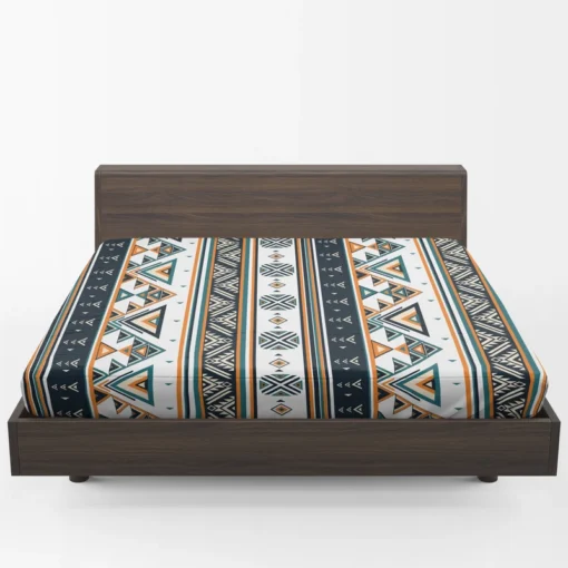 Ethnic Batik Ornamental Design Fitted Sheet 1