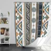 Ethnic Batik Ornamental Design Shower Curtain