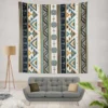 Ethnic Batik Ornamental Design Wall Tapestry