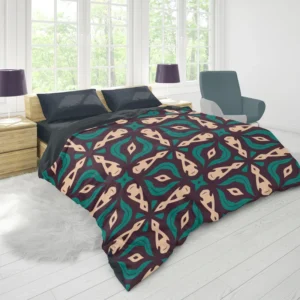 Ethnic Batik Pattern Duvet Cover 1