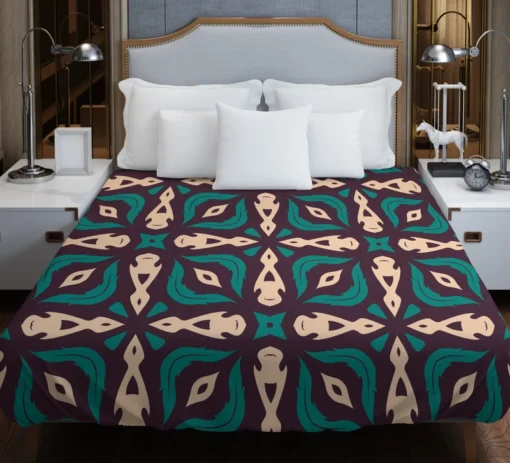 Ethnic Batik Pattern Duvet Cover