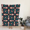 Ethnic Batik Pattern Fleece Blanket