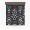 Ethnic Bohemian Attractive Black Pattern Fitted Sheet