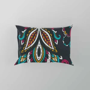 Ethnic Bohemian Attractive Black Pattern Pillow Case