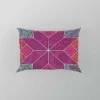 Ethnic Floral Mosaic Pattern Pillow Case