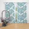 Ethnic Floral Pattern Curtain