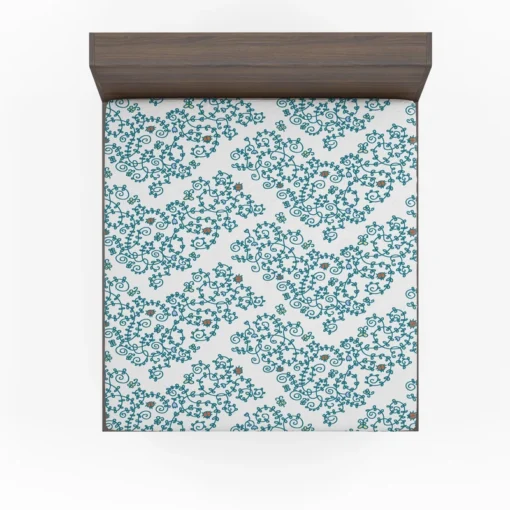 Ethnic Floral Pattern Fitted Sheet