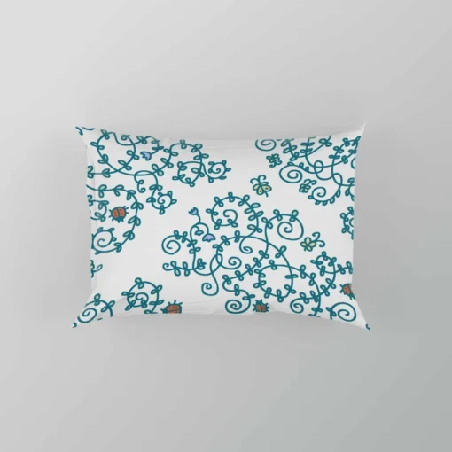 Ethnic Floral Pattern Pillow Case