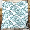 Ethnic Floral Pattern Quilt Blanket