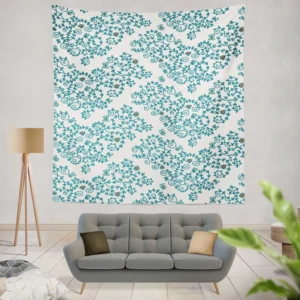 Ethnic Floral Pattern Wall Tapestry