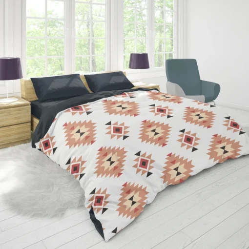 Ethnic Geometric Pattern Duvet Cover 1