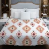 Ethnic Geometric Pattern Duvet Cover