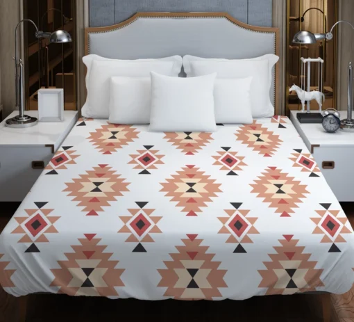 Ethnic Geometric Pattern Duvet Cover