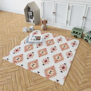 Ethnic Geometric Pattern Rug 1