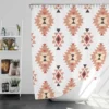 Ethnic Geometric Pattern Shower Curtain