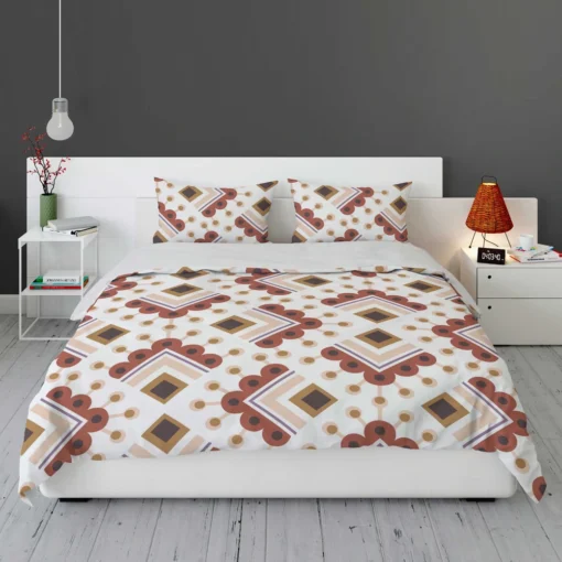 Ethnic Oriental Ikat Bedding Set 1