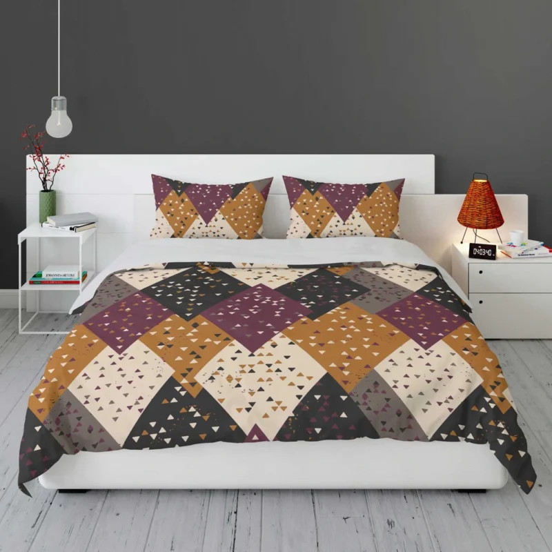 Ethnic Retro Triangle Pattern Bedding Set 1