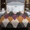 Ethnic Retro Triangle Pattern Duvet Cover