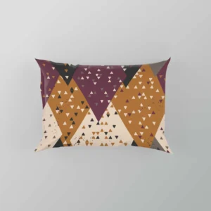 Ethnic Retro Triangle Pattern Pillow Case