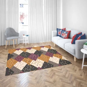 Ethnic Retro Triangle Pattern Rug 2