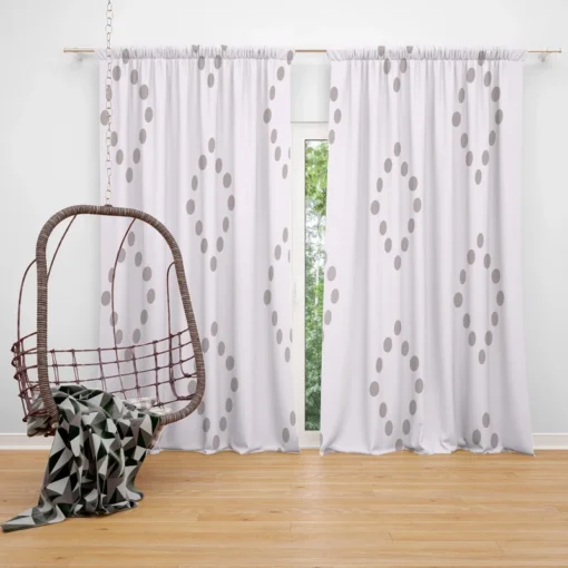 Ethnic Triangle Minimalist Pattern Curtain