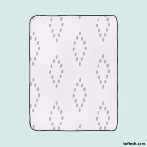 Ethnic Triangle Minimalist Pattern Fleece Blanket 1