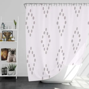 Ethnic Triangle Minimalist Pattern Shower Curtain