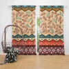 Ethnic Tribal Pattern Background Curtain