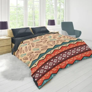 Ethnic Tribal Pattern Background Duvet Cover 1