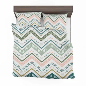 Ethnic Zigzag Chevron Motif Bedding Set 2