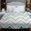 Ethnic Zigzag Chevron Motif Duvet Cover