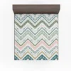 Ethnic Zigzag Chevron Motif Fitted Sheet