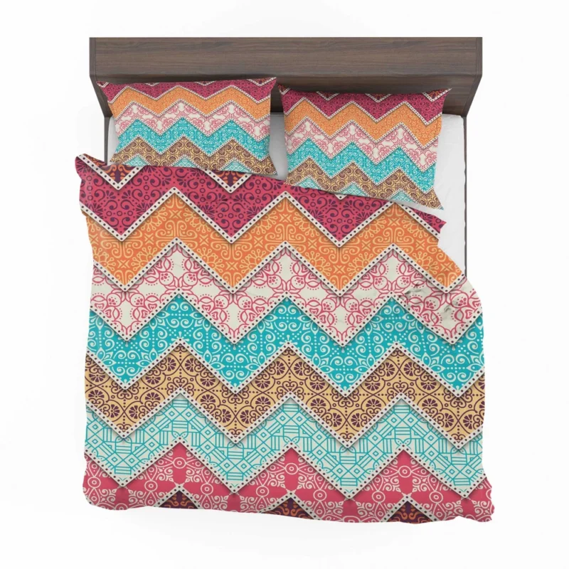 Ethnic Zigzag Pattern Bedding Set 2