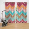 Ethnic Zigzag Pattern Curtain