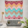 Ethnic Zigzag Pattern Wall Tapestry