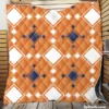 European Diamond Cut Pattern Quilt Blanket