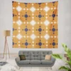 European Diamond Cut Pattern Wall Tapestry