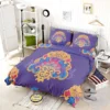 Exotic Blooming Floral Design Bedding Set