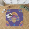 Exotic Blooming Floral Design Rug