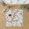 Exotic Chinoiserie Vintage Sakura Pattern Rug