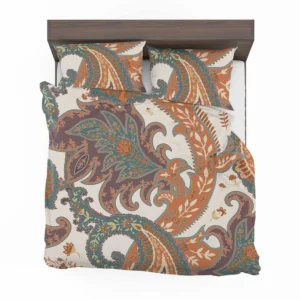 Fantasy Vintage Flowers Paisley Design Bedding Set 2