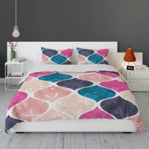 Festive Colored Turkish Patchwork Bedding Set 1