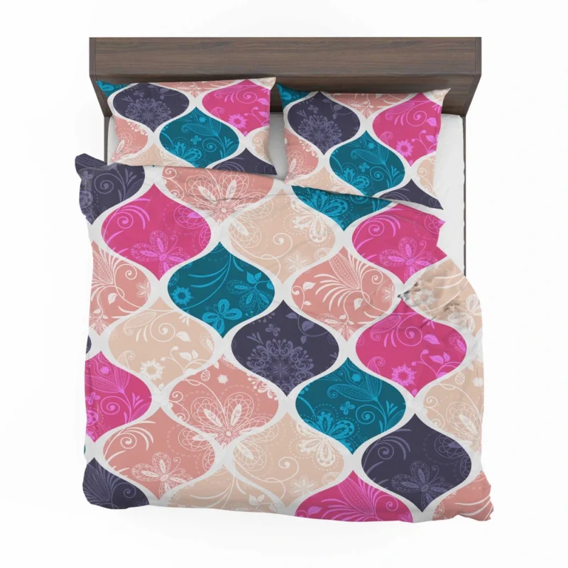 Festive Colored Turkish Patchwork Bedding Set 2