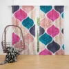 Festive Colored Turkish Patchwork Curtain