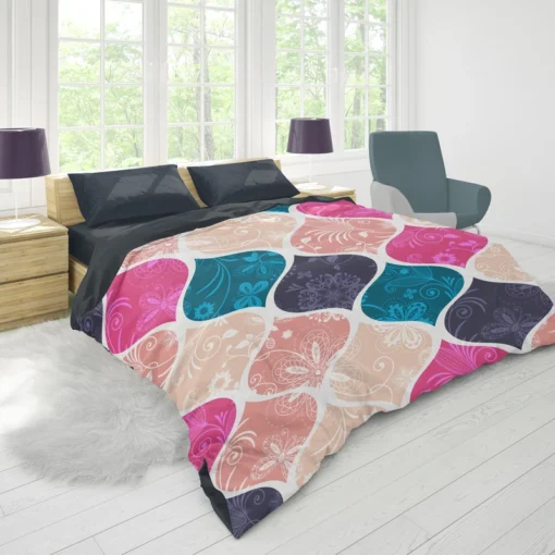 Festive Colored Turkish Patchwork Duvet Cover 1