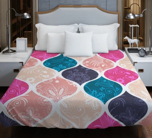 Festive Colored Turkish Patchwork Duvet Cover